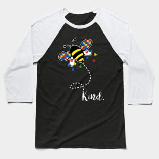 Autism Awareness Honey Bee Baseball T-Shirt